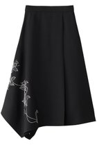 【アドーア/ADORE】のエンブロイダリーブッチャースカート ブラック|ID: prp329100004605898 ipo3291000000032825284