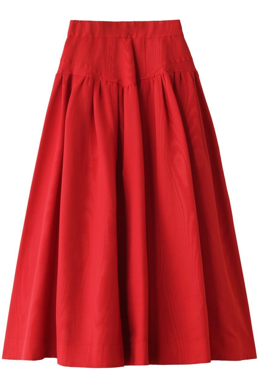 【メゾンスペシャル/MAISON SPECIAL】のMoire Volume Skirt/モアレボリュームスカート インテリア・キッズ・メンズ・レディースファッション・服の通販 founy(ファニー) 　ファッション　Fashion　レディースファッション　Fashion for Women　スカート　Skirts　ロングスカート　Long Skirts / Maxi & Midi Skirts　おすすめ　Recommended / Our Picks　スニーカー　Sneakers, Trainers　バランス　Balance, Style Balance　マキシ　Maxi, Full Length　ラグジュアリー　Luxury, Elegant　リュクス　Luxury, Elegant, High-End, Chic　ロング　Long, Long-Length　エレガント 上品　Elegant　RED(レッド)|ID: prp329100004605899 ipo3291000000032825340