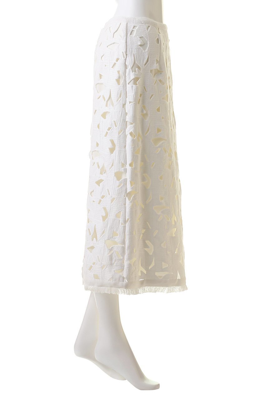 【ハウス オブ ロータス/HOUSE OF LOTUS】のエンブロイダリーフリンジヘムスカート 人気、トレンドファッション・服の通販 founy(ファニー) 　ファッション　Fashion　レディースファッション　Fashion for Women　スカート　Skirts　ジョーゼット　Georgette, Semi-Sheer Fabric　フリンジ　Fringe, Tassel　モチーフ　Motif, Design Theme　レース　Lace, Lace Fabric　夏　Summer　春　Spring　S/S・春夏　SS, Spring/Summer, Warm Season　other-3|ID: prp329100004605900 ipo3291000000034952309
