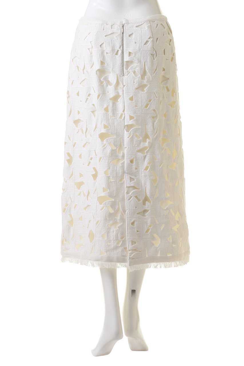 【ハウス オブ ロータス/HOUSE OF LOTUS】のエンブロイダリーフリンジヘムスカート 人気、トレンドファッション・服の通販 founy(ファニー) 　ファッション　Fashion　レディースファッション　Fashion for Women　スカート　Skirts　ジョーゼット　Georgette, Semi-Sheer Fabric　フリンジ　Fringe, Tassel　モチーフ　Motif, Design Theme　レース　Lace, Lace Fabric　夏　Summer　春　Spring　S/S・春夏　SS, Spring/Summer, Warm Season　other-4|ID: prp329100004605900 ipo3291000000034952311