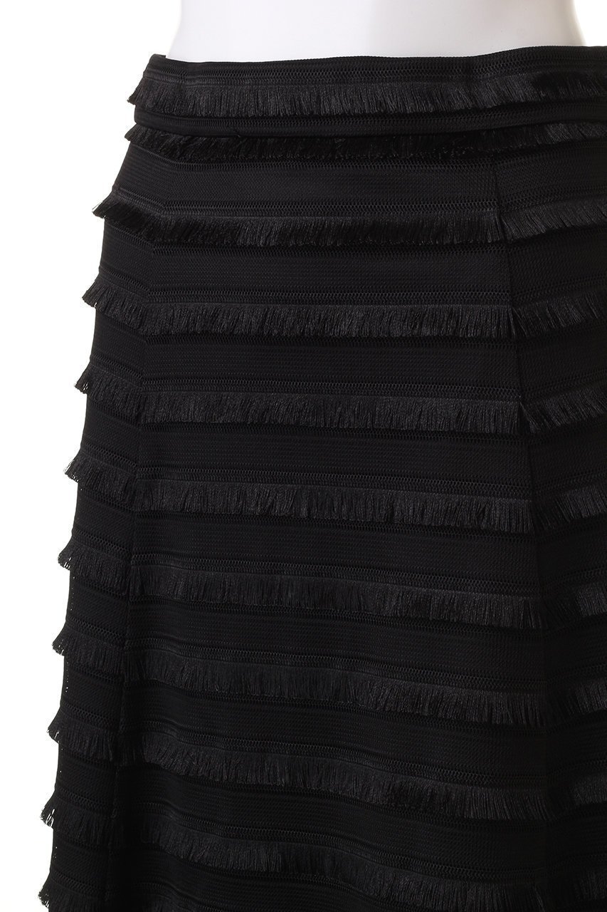 【エリオポール/heliopole】のフリンジフレアスカート 人気、トレンドファッション・服の通販 founy(ファニー) 　ファッション　Fashion　レディースファッション　Fashion for Women　スカート　Skirts　Aライン・フレアスカート　A-Line & Flared Skirts　ロングスカート　Long Skirts / Maxi & Midi Skirts　シアー　Sheer, See-Through　パーティ　Party, Party Style　フリンジ　Fringe, Tassel　フレア　Flare, Flared　ボーダー　Border, Stripe　レース　Lace, Lace Fabric　ロング　Long, Long-Length　other-5|ID: prp329100004605904 ipo3291000000032825817