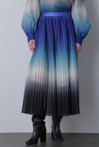 【ヒューエルミュージアム/hueLe Museum】の【STUMBLY】プリーツマキシフレアスカート ブルー|ID: prp329100004605905 ipo3291000000032825880