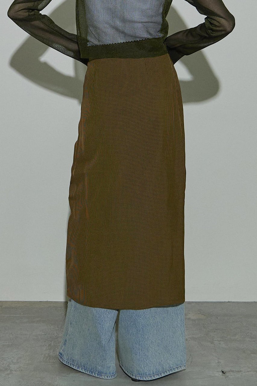 【メゾンスペシャル/MAISON SPECIAL】のGingham Checkered Maxi Skirt/ギンガムチェックスカート 人気、トレンドファッション・服の通販 founy(ファニー) 　ファッション　Fashion　レディースファッション　Fashion for Women　スカート　Skirts　ロングスカート　Long Skirts / Maxi & Midi Skirts　ギンガム　Gingham, Gingham Fabric　チェック　Check, Plaid, Tartan　ドレープ　Drape, Draping Fabric　ランジェリー　Lingerie, Intimate Wear　ロング　Long, Long-Length　冬　Winter / This Winter　秋　Autumn　other-7|ID: prp329100004605908 ipo3291000000032826010