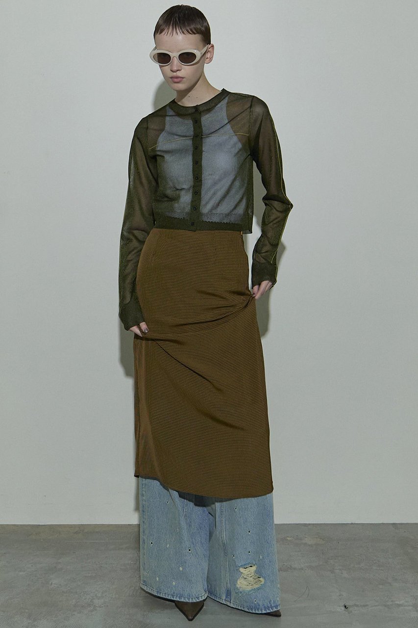 【メゾンスペシャル/MAISON SPECIAL】のGingham Checkered Maxi Skirt/ギンガムチェックスカート 人気、トレンドファッション・服の通販 founy(ファニー) 　ファッション　Fashion　レディースファッション　Fashion for Women　スカート　Skirts　ロングスカート　Long Skirts / Maxi & Midi Skirts　ギンガム　Gingham, Gingham Fabric　チェック　Check, Plaid, Tartan　ドレープ　Drape, Draping Fabric　ランジェリー　Lingerie, Intimate Wear　ロング　Long, Long-Length　冬　Winter / This Winter　秋　Autumn　other-8|ID: prp329100004605908 ipo3291000000032826011