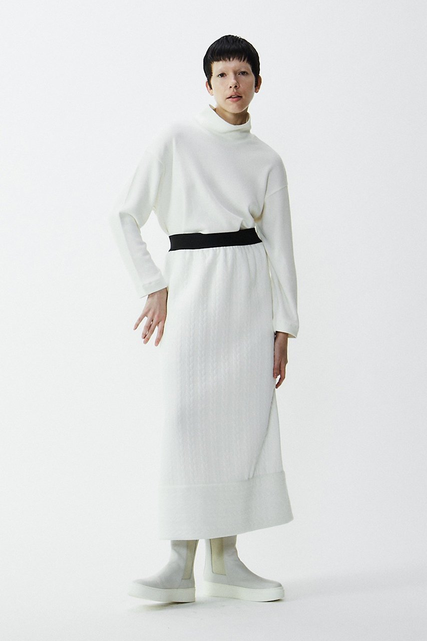 【プレインピープル/PLAIN PEOPLE】のスピカジャガード切替スカート オフホワイト 3 インテリア・キッズ・メンズ・レディースファッション・服の通販 founy(ファニー) ファッション Fashion レディースファッション Fashion for Women スカート Skirts ロングスカート Long Skirts / Maxi & Midi Skirts キルティング Quilted, Quilting シンプル Simple, Minimal ロング Long, Long-Length 切替 Switching, Contrast Panel オフホワイト|ID: prp329100004605912 ipo3291000000035999326