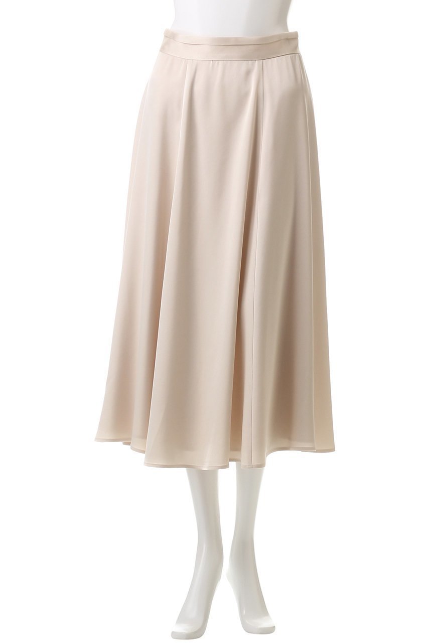 【アナイ/ANAYI】のダブルサテンヨークフレアスカート 人気、トレンドファッション・服の通販 founy(ファニー) 　ファッション　Fashion　レディースファッション　Fashion for Women　スカート　Skirts　Aライン・フレアスカート　A-Line & Flared Skirts　ロングスカート　Long Skirts / Maxi & Midi Skirts　サテン　Satin, Glossy Fabric　フレア　Flare, Flared　マキシ　Maxi, Full Length　ロング　Long, Long-Length　エレガント 上品　Elegant　other-2|ID: prp329100004605920 ipo3291000000032826551
