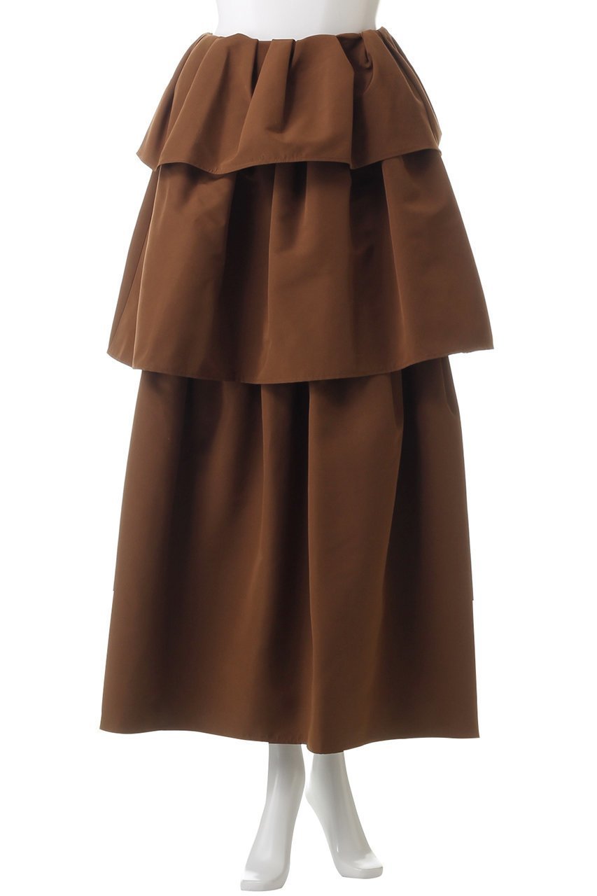 【クラネ/CLANE】のFRILL TIERED SKIRT スカート 人気、トレンドファッション・服の通販 founy(ファニー) 　ファッション　Fashion　レディースファッション　Fashion for Women　スカート　Skirts　ティアードスカート　Tiered Skirts　ロングスカート　Long Skirts / Maxi & Midi Skirts　おすすめ　Recommended / Our Picks　グログラン　Grosgrain, Grosgrain Ribbon　ティアードスカート　Tiered Skirt, Flounced Skirt　パーティ　Party, Party Style　フリル　Frill, Ruffle　ロング　Long, Long-Length　other-2|ID: prp329100004605929 ipo3291000000032826843