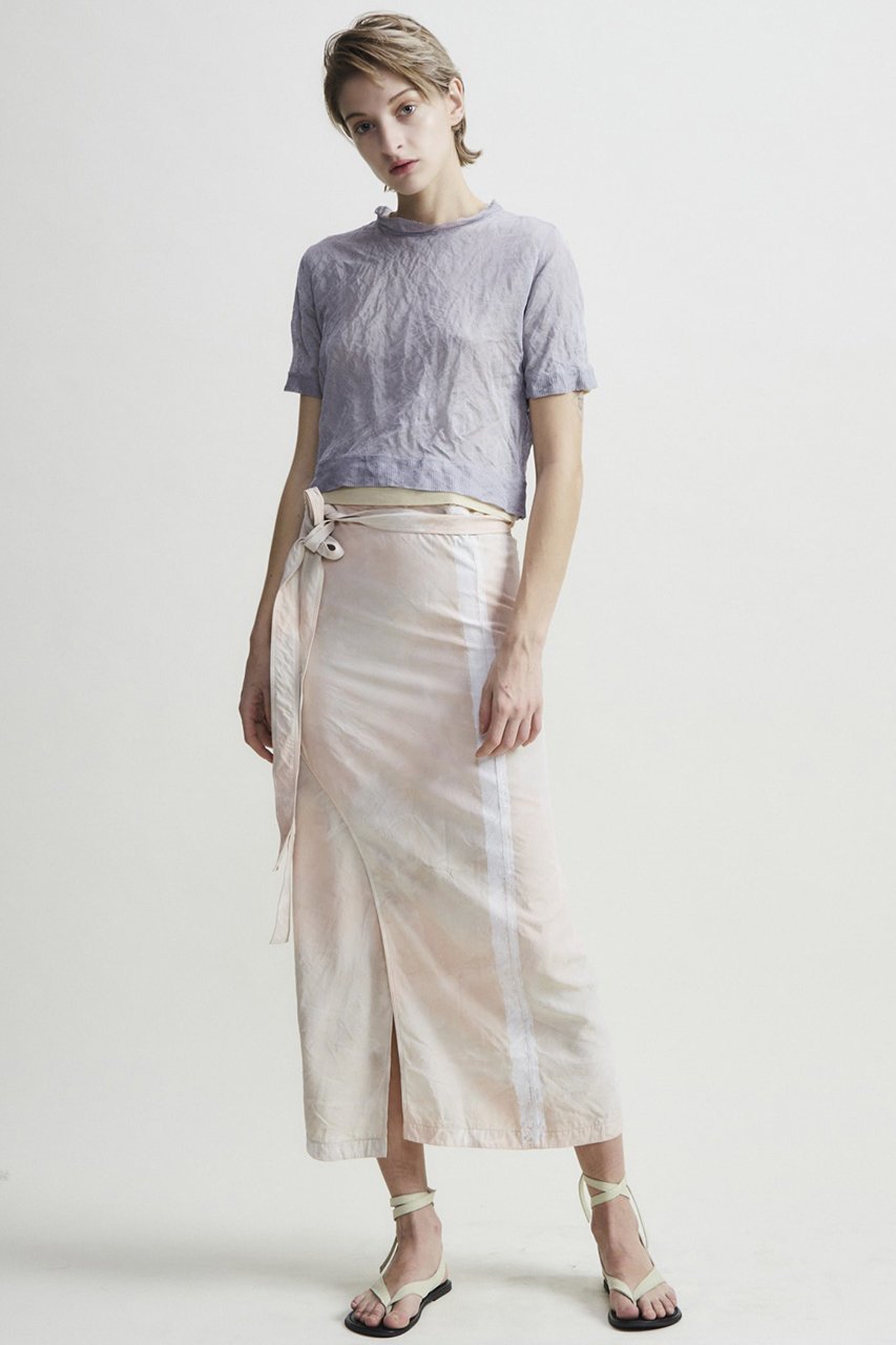 【カレンテージ/CURRENTAGE】のピンクカモフラージュラップスカート 人気、トレンドファッション・服の通販 founy(ファニー) 　ファッション　Fashion　レディースファッション　Fashion for Women　スカート　Skirts　ロングスカート　Long Skirts / Maxi & Midi Skirts　クラシック　Classic, Timeless Style　フロント　Front, Front Design　モダン　Modern, Contemporary　ラップ　Wrap, Wrap Design　ロング　Long, Long-Length　ヴィンテージ　Vintage Style　other-8|ID: prp329100004605933 ipo3291000000036011890