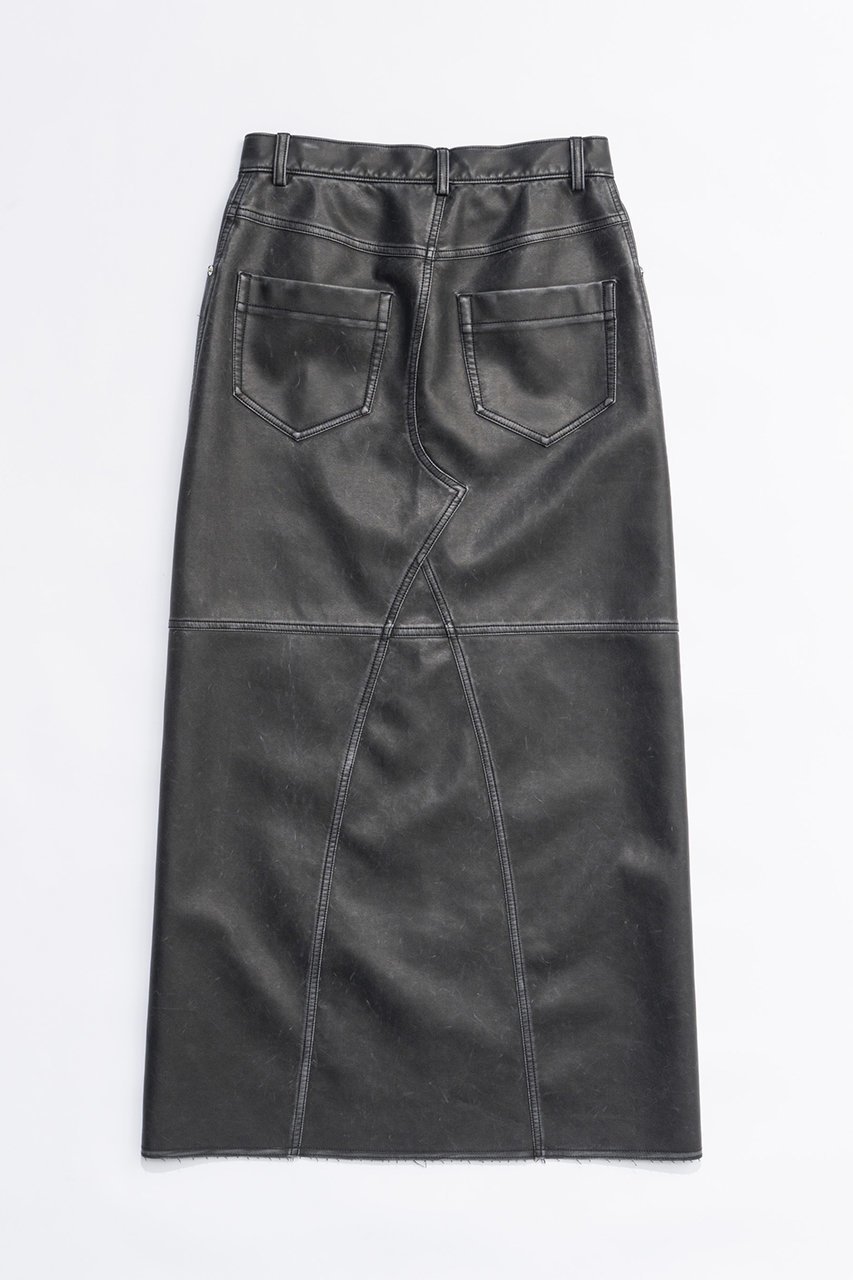 【プランク プロジェクト/PRANK PROJECT】のフェイクレザースリットスカート / faux Leather Slit Skirt 人気、トレンドファッション・服の通販 founy(ファニー) 　ファッション　Fashion　レディースファッション　Fashion for Women　スカート　Skirts　ロングスカート　Long Skirts / Maxi & Midi Skirts　おすすめ　Recommended / Our Picks　コンパクト　Compact, Small Size　フェイクレザー　Faux Leather, PU Leather　マキシ　Maxi, Full Length　リアル　Real, Realistic　ロング　Long, Long-Length　ヴィンテージ　Vintage Style　other-3|ID: prp329100004605937 ipo3291000000035057299