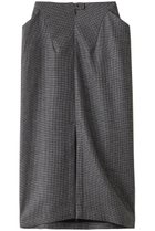 【エムティーモデリスト/mtmodelist】のリバーフラノスカート 人気、トレンドファッション・服の通販 founy(ファニー) ファッション Fashion レディースファッション Fashion for Women スカート Skirts ロングスカート Long Skirts / Maxi & Midi Skirts スリット Slit, Slit Detail スリム Slim, Slim Fit メンズ Men's, Menswear ロング Long, Long-Length thumbnail ブラック×グレー|ID: prp329100004605938 ipo3291000000032827021