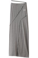 【プランク プロジェクト/PRANK PROJECT】のアウトシームカットマキシスカート / Out Seam Cut Maxi Skirt 人気、トレンドファッション・服の通販 founy(ファニー) ファッション Fashion レディースファッション Fashion for Women スカート Skirts ロングスカート Long Skirts / Maxi & Midi Skirts おすすめ Recommended / Our Picks とろみ Fluid, Flowy Fabric なめらか Smooth, Silky Texture カットソー Cut and Sewn Top セットアップ Set-Up, Coordinated Outfit マキシ Maxi, Full Length メタル Metal, Metal Parts モチーフ Motif, Design Theme ロング Long, Long-Length |ID:prp329100004605940