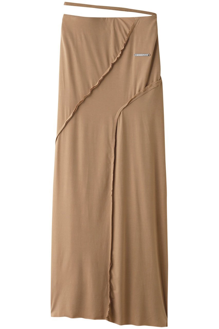 【プランク プロジェクト/PRANK PROJECT】のアウトシームカットマキシスカート / Out Seam Cut Maxi Skirt インテリア・キッズ・メンズ・レディースファッション・服の通販 founy(ファニー) 　ファッション　Fashion　レディースファッション　Fashion for Women　スカート　Skirts　ロングスカート　Long Skirts / Maxi & Midi Skirts　おすすめ　Recommended / Our Picks　とろみ　Fluid, Flowy Fabric　なめらか　Smooth, Silky Texture　カットソー　Cut and Sewn Top　セットアップ　Set-Up, Coordinated Outfit　マキシ　Maxi, Full Length　メタル　Metal, Metal Parts　モチーフ　Motif, Design Theme　ロング　Long, Long-Length　BGE(ベージュ)|ID: prp329100004605940 ipo3291000000032827071