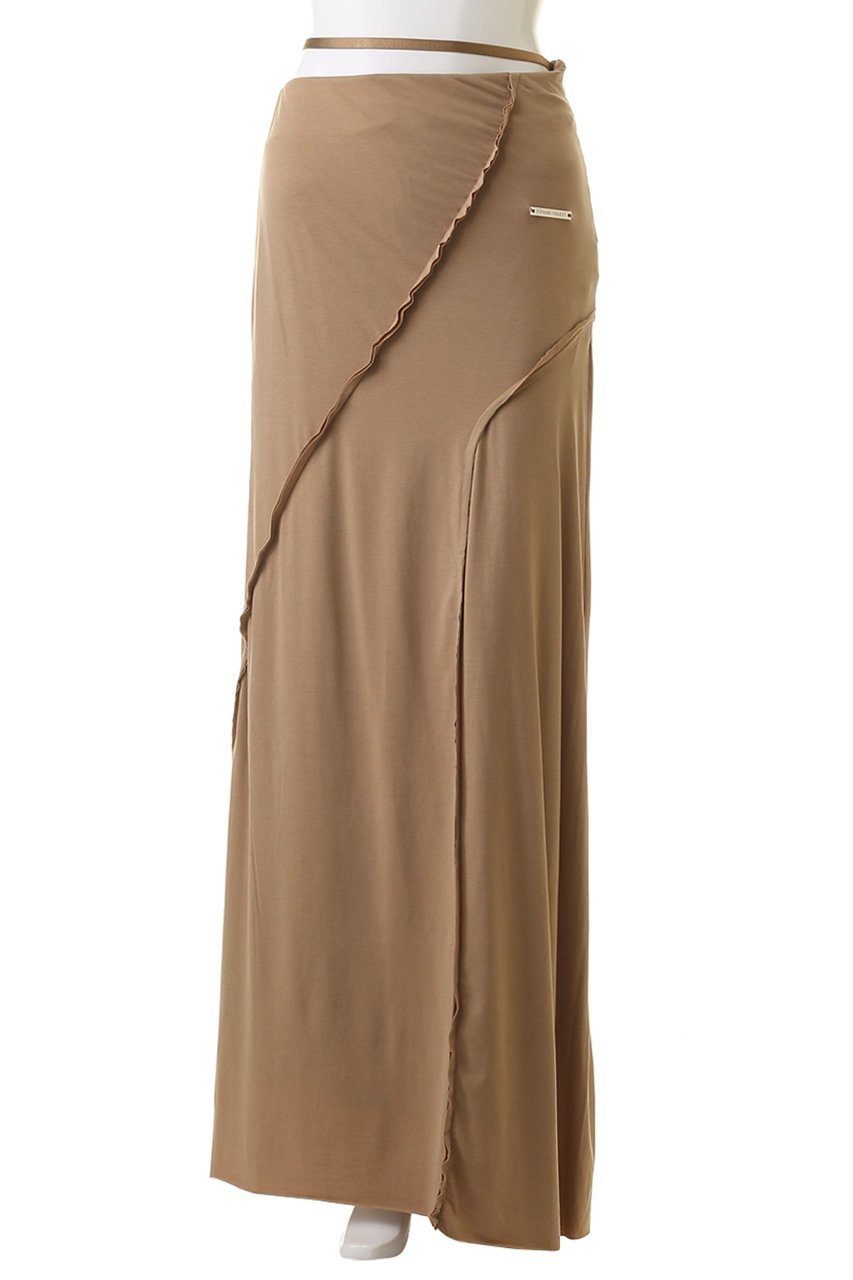 【プランク プロジェクト/PRANK PROJECT】のアウトシームカットマキシスカート / Out Seam Cut Maxi Skirt 人気、トレンドファッション・服の通販 founy(ファニー) 　ファッション　Fashion　レディースファッション　Fashion for Women　スカート　Skirts　ロングスカート　Long Skirts / Maxi & Midi Skirts　おすすめ　Recommended / Our Picks　とろみ　Fluid, Flowy Fabric　なめらか　Smooth, Silky Texture　カットソー　Cut and Sewn Top　セットアップ　Set-Up, Coordinated Outfit　マキシ　Maxi, Full Length　メタル　Metal, Metal Parts　モチーフ　Motif, Design Theme　ロング　Long, Long-Length　other-2|ID: prp329100004605940 ipo3291000000032827072