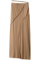 【プランク プロジェクト/PRANK PROJECT】のアウトシームカットマキシスカート / Out Seam Cut Maxi Skirt 人気、トレンドファッション・服の通販 founy(ファニー) ファッション Fashion レディースファッション Fashion for Women スカート Skirts ロングスカート Long Skirts / Maxi & Midi Skirts おすすめ Recommended / Our Picks とろみ Fluid, Flowy Fabric なめらか Smooth, Silky Texture カットソー Cut and Sewn Top セットアップ Set-Up, Coordinated Outfit マキシ Maxi, Full Length メタル Metal, Metal Parts モチーフ Motif, Design Theme ロング Long, Long-Length thumbnail BGE(ベージュ)|ID: prp329100004605940 ipo3291000000035838422