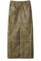 【メゾンスペシャル/MAISON SPECIAL】のfaux Leather Tight Skirt/フェイクレザータイトスカート KHK(カーキ)|ID: prp329100004605941 ipo3291000000035057286