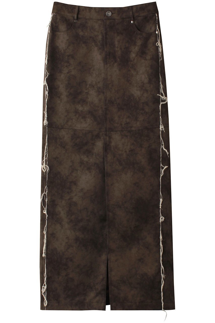 【メゾンスペシャル/MAISON SPECIAL】のfaux Leather Tight Skirt/フェイクレザータイトスカート インテリア・キッズ・メンズ・レディースファッション・服の通販 founy(ファニー) 　ファッション　Fashion　レディースファッション　Fashion for Women　スカート　Skirts　ロングスカート　Long Skirts / Maxi & Midi Skirts　おすすめ　Recommended / Our Picks　ガーリー　Girly, Feminine Style　ジャケット　Jacket, Outerwear　タイトスカート　Pencil Skirt, Tight Skirt　トレンド　Trend, Trending Now　フェイクレザー　Faux Leather, PU Leather　フリル　Frill, Ruffle　マキシ　Maxi, Full Length　レース　Lace, Lace Fabric　ロング　Long, Long-Length　ヴィンテージ　Vintage Style　BRN(ブラウン)|ID: prp329100004605941 ipo3291000000035334263