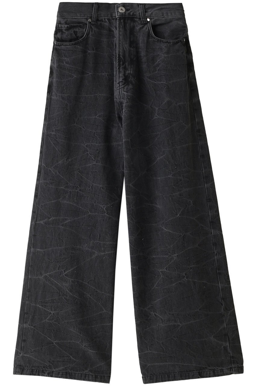 【メゾンスペシャル/MAISON SPECIAL】のWasher Wide Denim Pants/ワッシャーワイドデニムパンツ インテリア・キッズ・メンズ・レディースファッション・服の通販 founy(ファニー) 　ファッション　Fashion　レディースファッション　Fashion for Women　パンツ　Pants & Trousers　デニムパンツ・ジーンズ・美脚デニム　Denim Jeans & Pants　シンプル　Simple, Minimal　セットアップ　Set-Up, Coordinated Outfit　デニム　Denim, Jeans Material　ワッシャー　Washer, Crinkled Finish　BLK(ブラック)|ID: prp329100004605953 ipo3291000000032827877