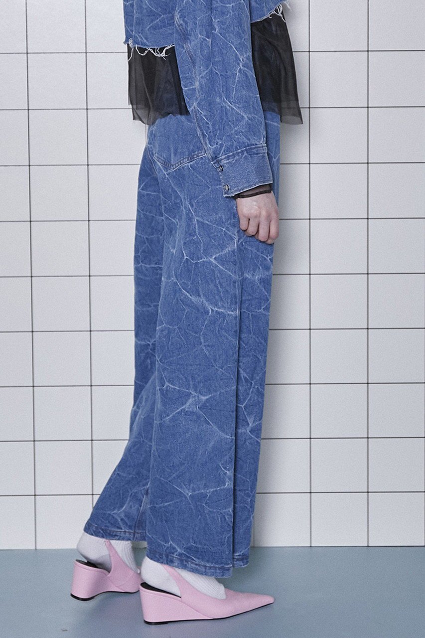 【メゾンスペシャル/MAISON SPECIAL】のWasher Wide Denim Pants/ワッシャーワイドデニムパンツ 人気、トレンドファッション・服の通販 founy(ファニー) 　ファッション　Fashion　レディースファッション　Fashion for Women　パンツ　Pants & Trousers　デニムパンツ・ジーンズ・美脚デニム　Denim Jeans & Pants　シンプル　Simple, Minimal　セットアップ　Set-Up, Coordinated Outfit　デニム　Denim, Jeans Material　ワッシャー　Washer, Crinkled Finish　other-8|ID: prp329100004605953 ipo3291000000036088074