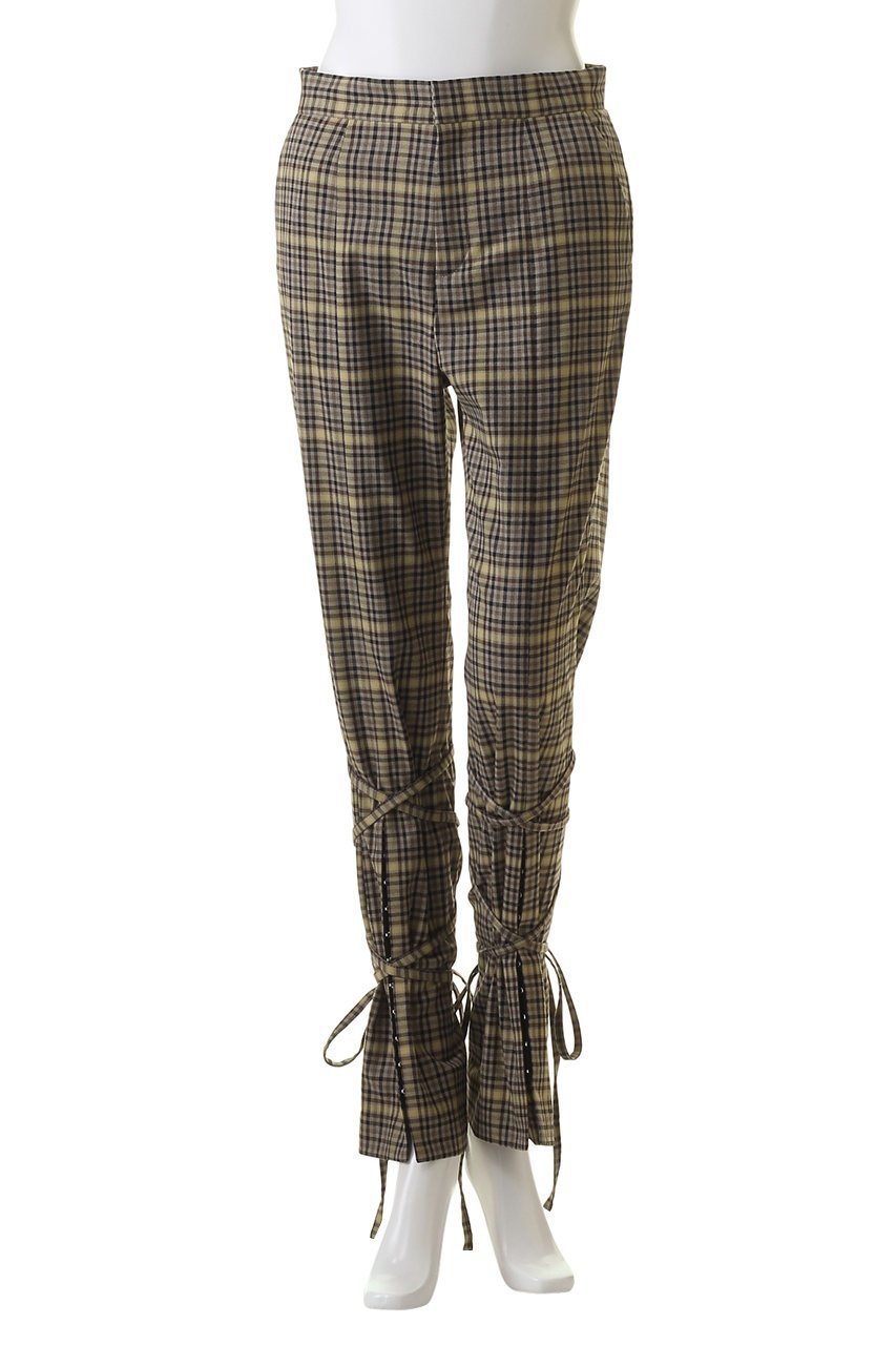 【プランク プロジェクト/PRANK PROJECT】のタイアップフレアパンツ / Tie Up Flare Pants 人気、トレンドファッション・服の通販 founy(ファニー) 　ファッション　Fashion　レディースファッション　Fashion for Women　パンツ　Pants & Trousers　ストレッチ　Stretch, Stretchy Fabric　スリット　Slit, Slit Detail　スリム　Slim, Slim Fit　フレア　Flare, Flared　レース　Lace, Lace Fabric　other-2|ID: prp329100004605956 ipo3291000000032828039