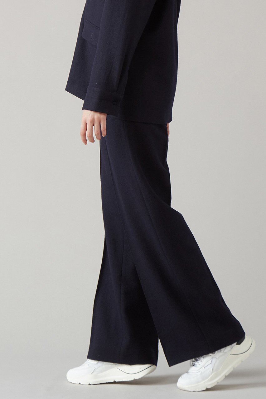 【マルティニーク/martinique】のウールジャージーパンツ 人気、トレンドファッション・服の通販 founy(ファニー) 　ファッション　Fashion　レディースファッション　Fashion for Women　パンツ　Pants & Trousers　ワイド　Wide, Wide Fit　冬　Winter / This Winter　other-2|ID: prp329100004605959 ipo3291000000032828091