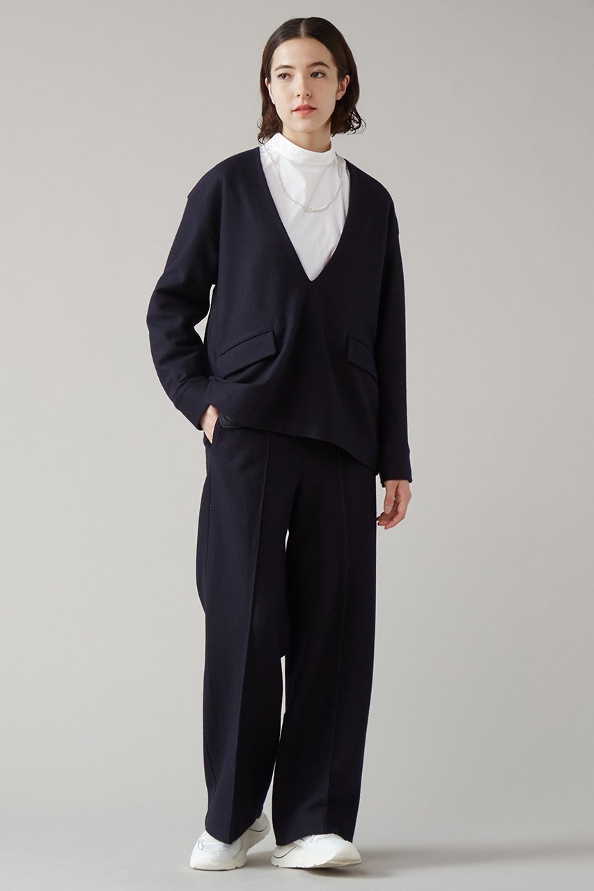 【マルティニーク/martinique】のウールジャージーパンツ 人気、トレンドファッション・服の通販 founy(ファニー) 　ファッション　Fashion　レディースファッション　Fashion for Women　パンツ　Pants & Trousers　ワイド　Wide, Wide Fit　冬　Winter / This Winter　other-7|ID: prp329100004605959 ipo3291000000032828096