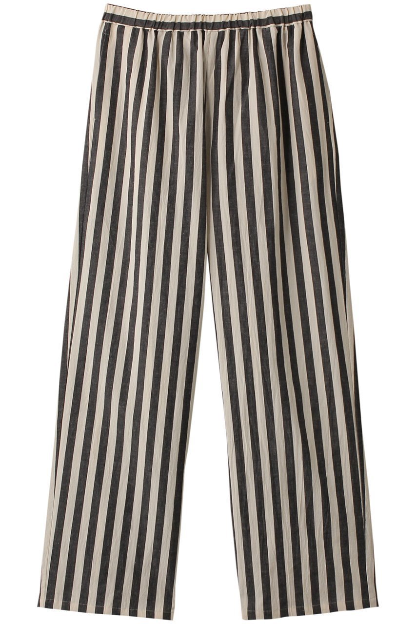 【ミズイロ インド/mizuiro ind】のstripe easy PT パンツ インテリア・キッズ・メンズ・レディースファッション・服の通販 founy(ファニー) 　ファッション　Fashion　レディースファッション　Fashion for Women　パンツ　Pants & Trousers　シンプル　Simple, Minimal　ストライプ　Stripe, Striped Pattern　リネン　Linen, Linen Fabric　97|ID: prp329100004605967 ipo3291000000032828206