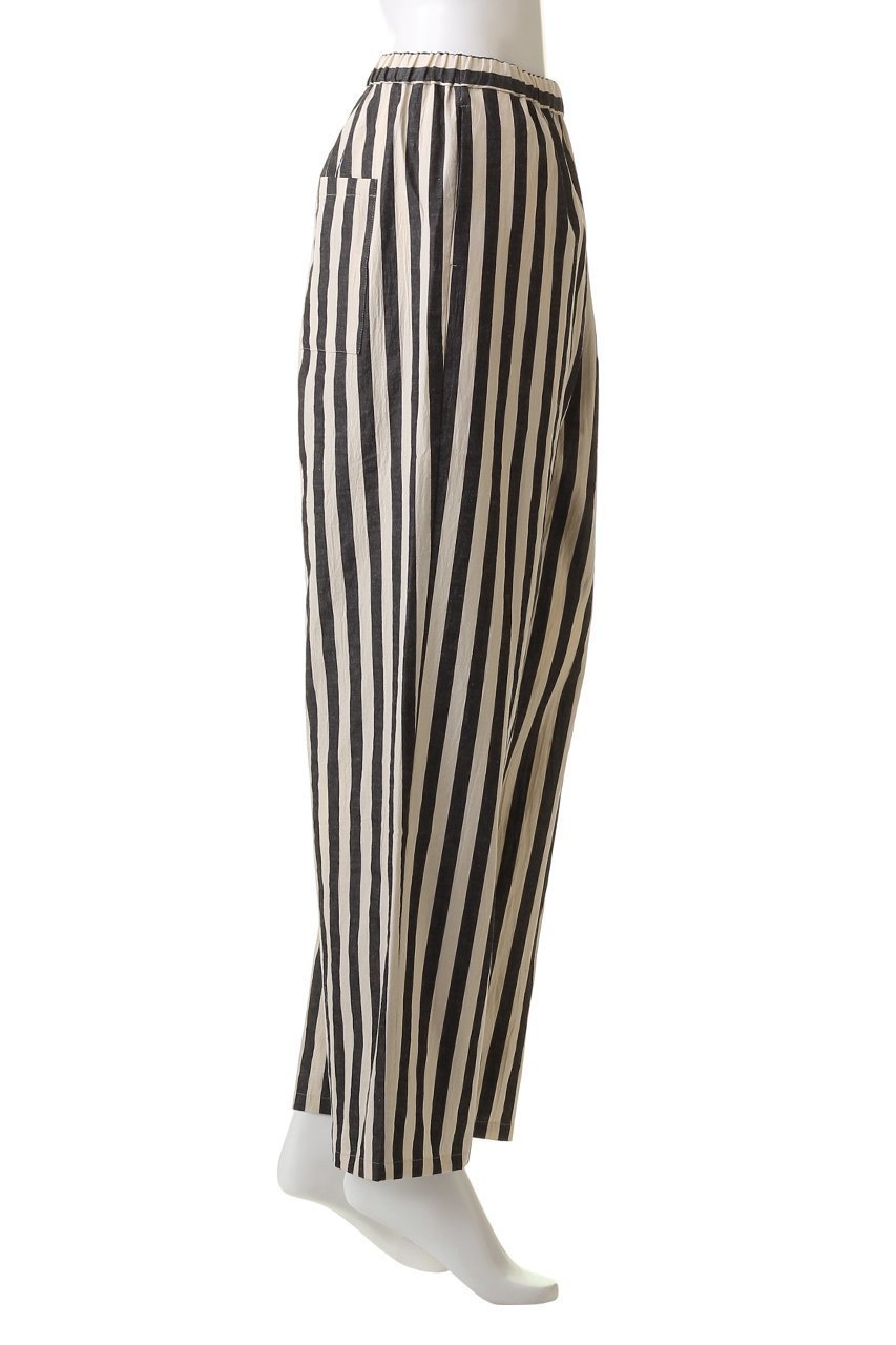 【ミズイロ インド/mizuiro ind】のstripe easy PT パンツ 人気、トレンドファッション・服の通販 founy(ファニー) 　ファッション　Fashion　レディースファッション　Fashion for Women　パンツ　Pants & Trousers　シンプル　Simple, Minimal　ストライプ　Stripe, Striped Pattern　リネン　Linen, Linen Fabric　other-3|ID: prp329100004605967 ipo3291000000032828208