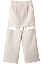【プランク プロジェクト/PRANK PROJECT】のトリプルクロススカートパンツ / Triple Cloths Skirt Pants IVR(アイボリー)|ID: prp329100004605973 ipo3291000000032828255