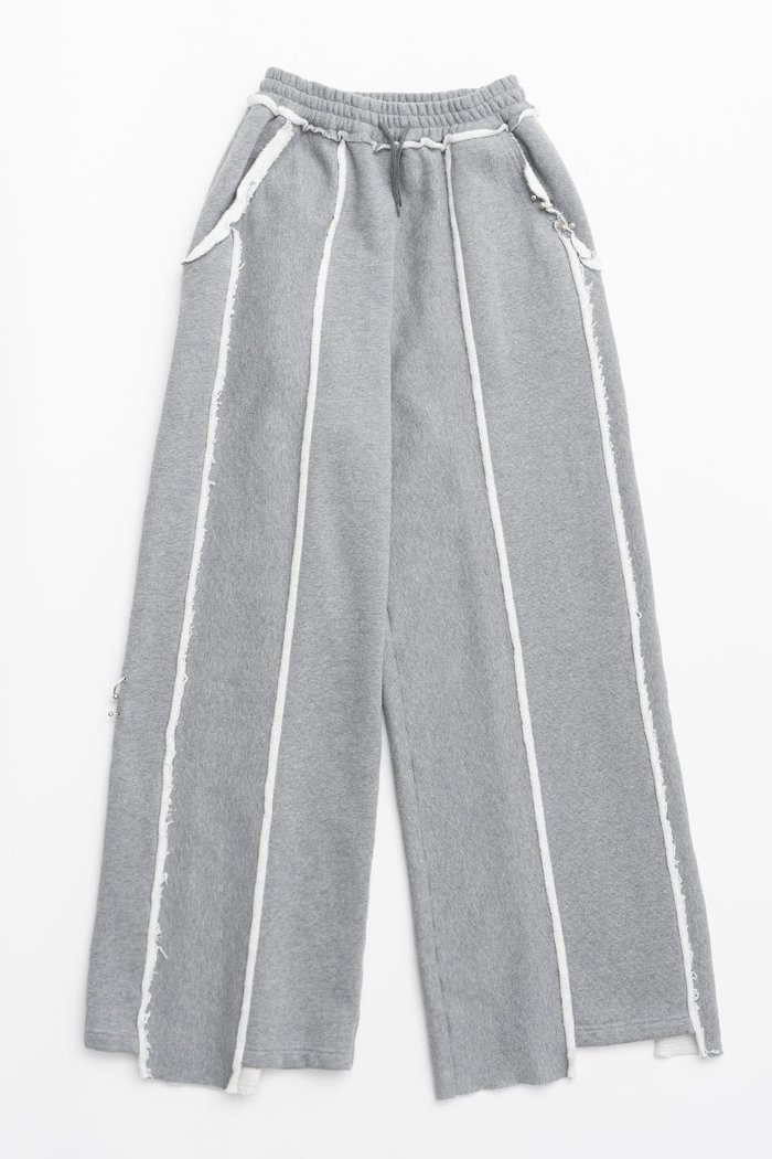 【プランク プロジェクト/PRANK PROJECT】のピアッシングスウェットパンツ/Piercing Sweat Pants インテリア・キッズ・メンズ・レディースファッション・服の通販 founy(ファニー) https://founy.com/ ファッション Fashion レディースファッション Fashion for Women パンツ Pants & Trousers セットアップ Set-Up, Coordinated Outfit ワイド Wide, Wide Fit |ID: prp329100004605978 ipo3291000000032828367