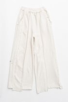 【プランク プロジェクト/PRANK PROJECT】のピアッシングスウェットパンツ/Piercing Sweat Pants WHT(ホワイト)|ID: prp329100004605978 ipo3291000000034423508