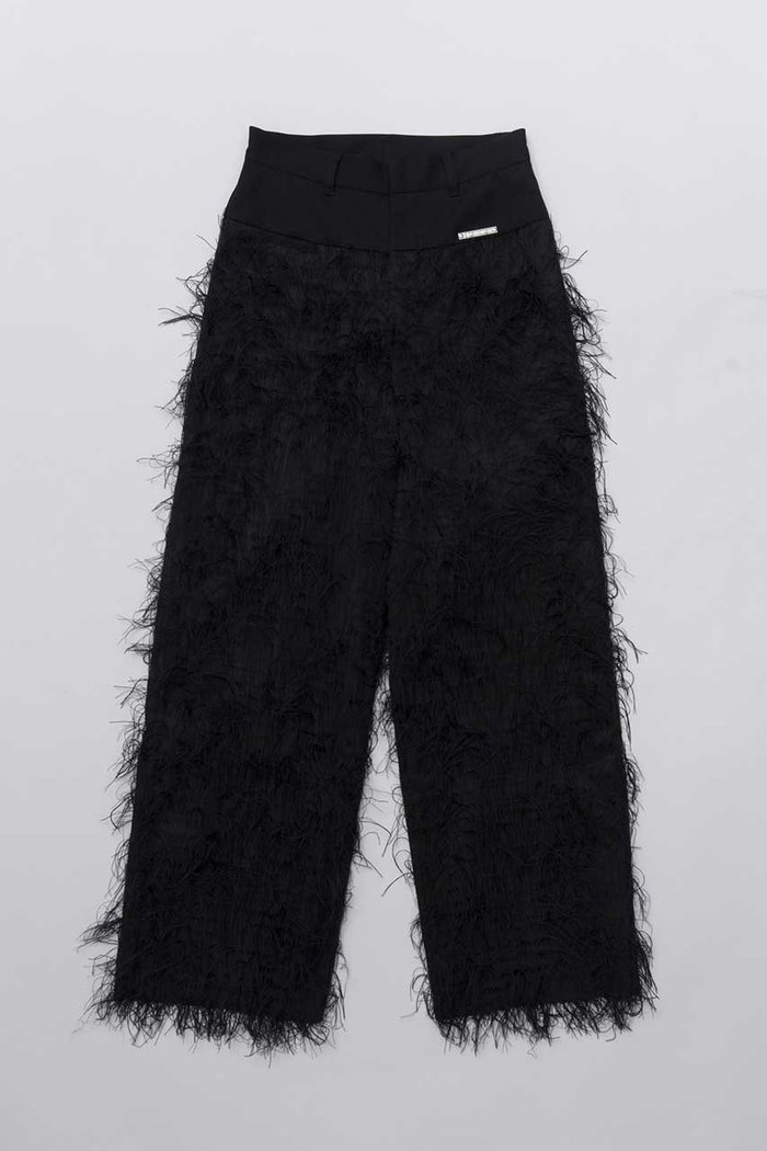 【プランク プロジェクト/PRANK PROJECT】のマルチファブリックパンツ/Multi Fabric Pants インテリア・キッズ・メンズ・レディースファッション・服の通販 founy(ファニー) https://founy.com/ ファッション Fashion レディースファッション Fashion for Women パンツ Pants & Trousers シンプル Simple, Minimal フェザー Feather, Feather Detail ループ Loop, Loop Knit 再入荷 Restock / Back in Stock |ID: prp329100004605979 ipo3291000000032828387