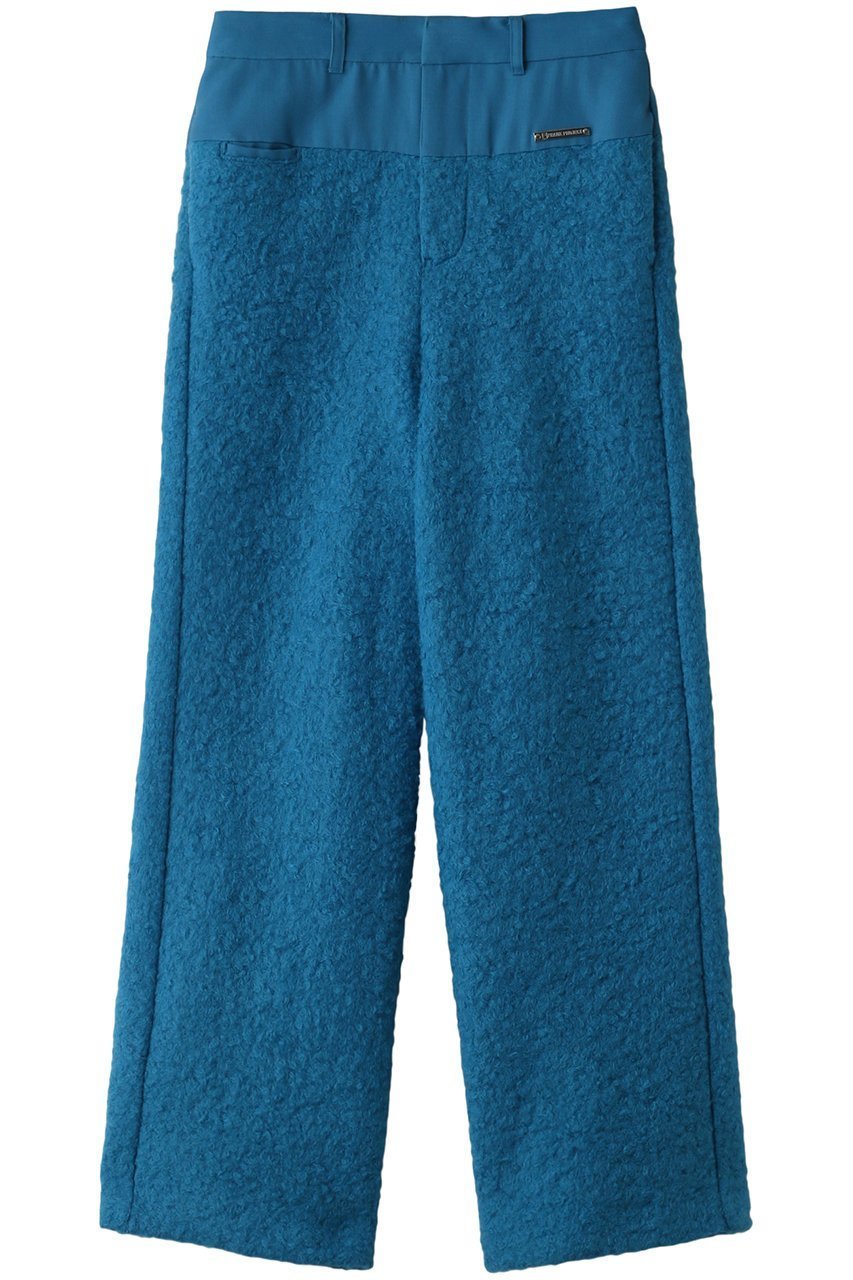 【プランク プロジェクト/PRANK PROJECT】のマルチファブリックパンツ/Multi Fabric Pants インテリア・キッズ・メンズ・レディースファッション・服の通販 founy(ファニー) 　ファッション　Fashion　レディースファッション　Fashion for Women　パンツ　Pants & Trousers　シンプル　Simple, Minimal　フェザー　Feather, Feather Detail　ループ　Loop, Loop Knit　再入荷　Restock / Back in Stock　BLU(ブルー)|ID: prp329100004605979 ipo3291000000032828389