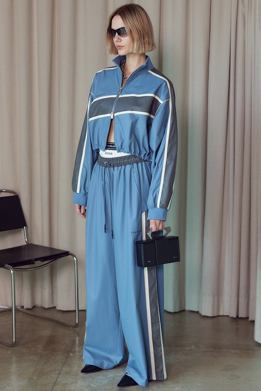 【プランク プロジェクト/PRANK PROJECT】のフェイクレザーサイドライントラックパンツ / Synthetic Leather Side Line Track Pants 人気、トレンドファッション・服の通販 founy(ファニー) 　ファッション　Fashion　レディースファッション　Fashion for Women　パンツ　Pants & Trousers　フェイクレザー　Faux Leather, PU Leather　ワイド　Wide, Wide Fit　秋　Autumn　other-8|ID: prp329100004605980 ipo3291000000032828451