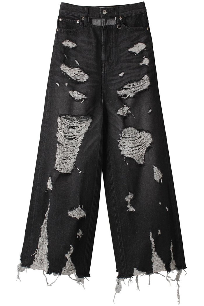【プランク プロジェクト/PRANK PROJECT】のハードクラッシュワイドデニム / Hard Crushed Wide Denim インテリア・キッズ・メンズ・レディースファッション・服の通販 founy(ファニー) https://founy.com/ ファッション Fashion レディースファッション Fashion for Women パンツ Pants & Trousers デニムパンツ・ジーンズ・美脚デニム Denim Jeans & Pants おすすめ Recommended / Our Picks クラッシュ Distressed, Crashed Style コンパクト Compact, Small Size ダメージ Distressed, Destroyed デニム Denim, Jeans Material フロント Front, Front Design ワイド Wide, Wide Fit |ID: prp329100004605983 ipo3291000000032828583