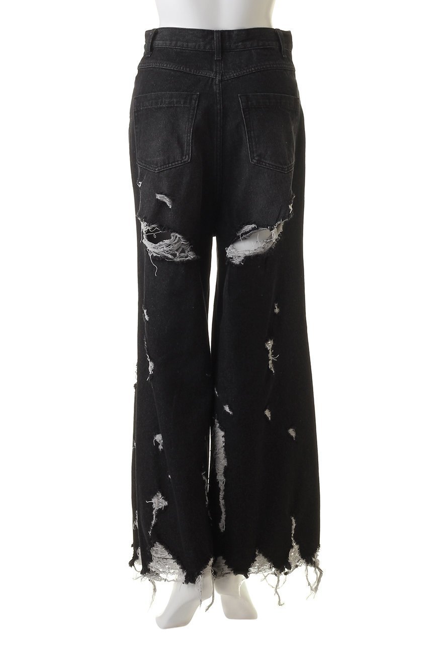【プランク プロジェクト/PRANK PROJECT】のハードクラッシュワイドデニム / Hard Crushed Wide Denim 人気、トレンドファッション・服の通販 founy(ファニー) 　ファッション　Fashion　レディースファッション　Fashion for Women　パンツ　Pants & Trousers　デニムパンツ・ジーンズ・美脚デニム　Denim Jeans & Pants　おすすめ　Recommended / Our Picks　クラッシュ　Distressed, Crashed Style　コンパクト　Compact, Small Size　ダメージ　Distressed, Destroyed　デニム　Denim, Jeans Material　フロント　Front, Front Design　ワイド　Wide, Wide Fit　other-4|ID: prp329100004605983 ipo3291000000032828588