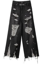 【プランク プロジェクト/PRANK PROJECT】のハードクラッシュワイドデニム / Hard Crushed Wide Denim BLK(ブラック)|ID: prp329100004605983 ipo3291000000035838347