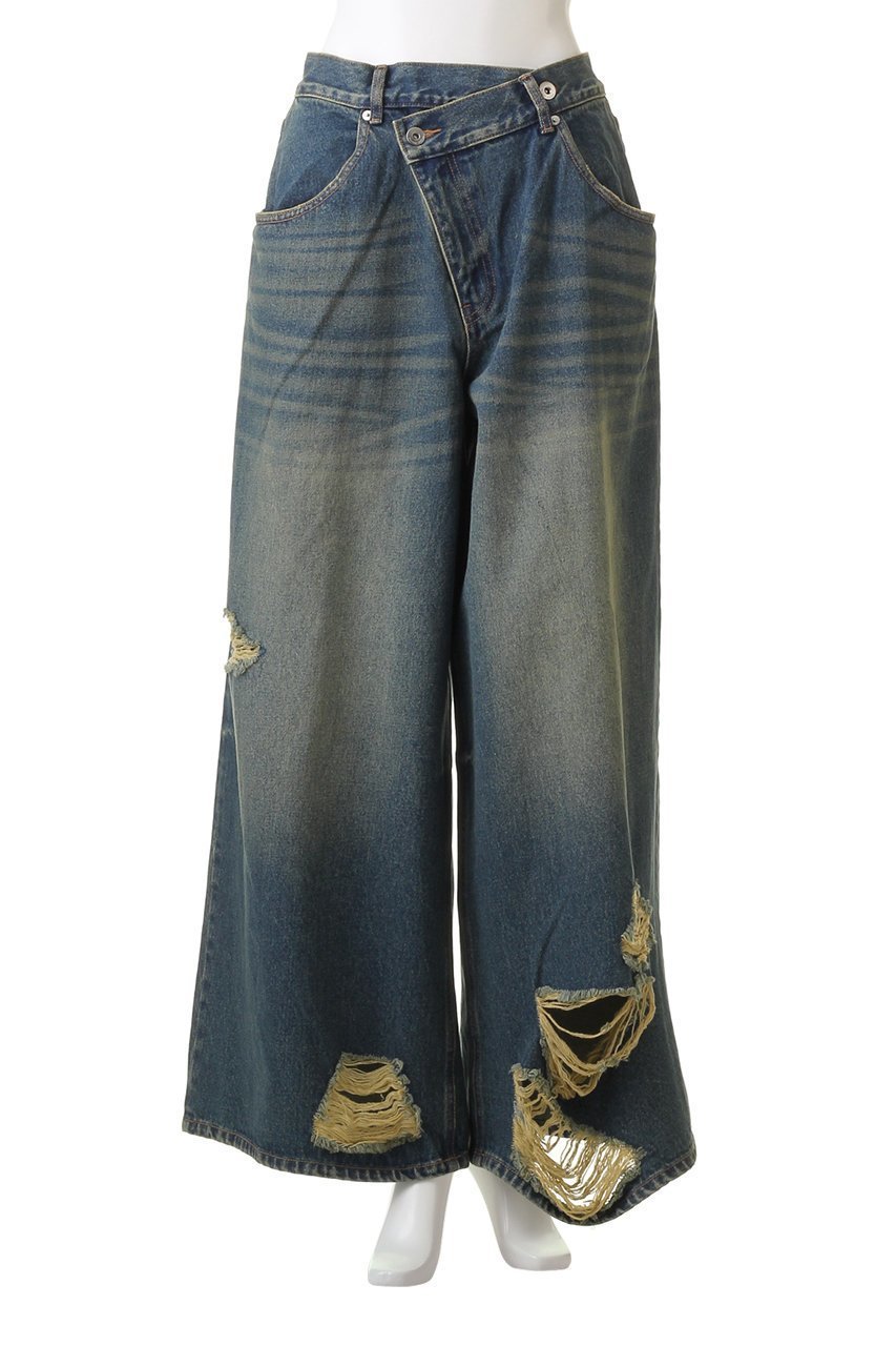 【メゾンスペシャル/MAISON SPECIAL】のRipped Wide Denim/ダメージワイドデニム 人気、トレンドファッション・服の通販 founy(ファニー) 　ファッション　Fashion　レディースファッション　Fashion for Women　パンツ　Pants & Trousers　デニムパンツ・ジーンズ・美脚デニム　Denim Jeans & Pants　ヴィンテージ　Vintage Style　ダメージ　Distressed, Destroyed　デニム　Denim, Jeans Material　ルーズ　Loose, Oversized　ワイド　Wide, Wide Fit　other-2|ID: prp329100004605986 ipo3291000000032828811