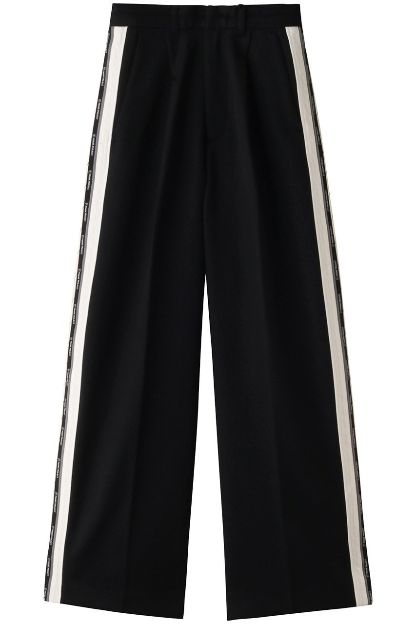【プランク プロジェクト/PRANK PROJECT】のマーベルトサイドラインパンツ/Waistband Lining Sideline Pants インテリア・キッズ・メンズ・レディースファッション・服の通販 founy(ファニー) 　ファッション　Fashion　レディースファッション　Fashion for Women　パンツ　Pants & Trousers　ベルト&ウエストマーク　Belts & Waist Accessories　ジャケット　Jacket, Outerwear　ストレート　Straight, Straight Cut　BLK(ブラック)|ID: prp329100004605987 ipo3291000000032828830