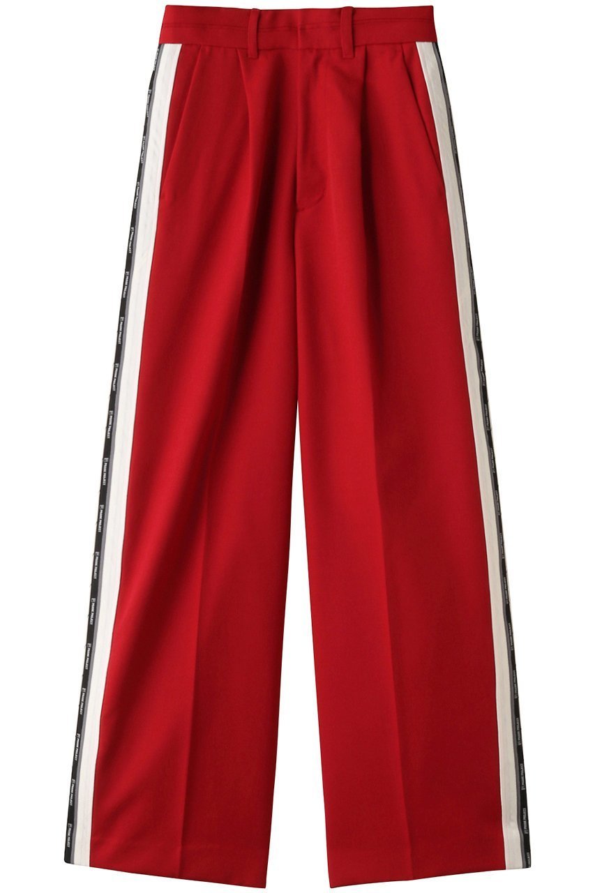 【プランク プロジェクト/PRANK PROJECT】のマーベルトサイドラインパンツ/Waistband Lining Sideline Pants インテリア・キッズ・メンズ・レディースファッション・服の通販 founy(ファニー) 　ファッション　Fashion　レディースファッション　Fashion for Women　パンツ　Pants & Trousers　ベルト&ウエストマーク　Belts & Waist Accessories　ジャケット　Jacket, Outerwear　ストレート　Straight, Straight Cut　RED(レッド)|ID: prp329100004605987 ipo3291000000032828831