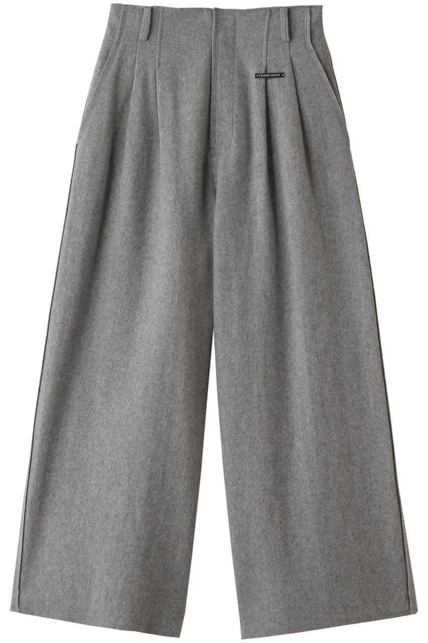 【プランク プロジェクト/PRANK PROJECT】のウールパンツ/Wool Pants インテリア・キッズ・メンズ・レディースファッション・服の通販 founy(ファニー) 　ファッション　Fashion　レディースファッション　Fashion for Women　パンツ　Pants & Trousers　シンプル　Simple, Minimal　ジャケット　Jacket, Outerwear　メルトン　Melton, Heavy Wool　冬　Winter / This Winter　L.GRY(ライトグレー)|ID: prp329100004605988 ipo3291000000035469316
