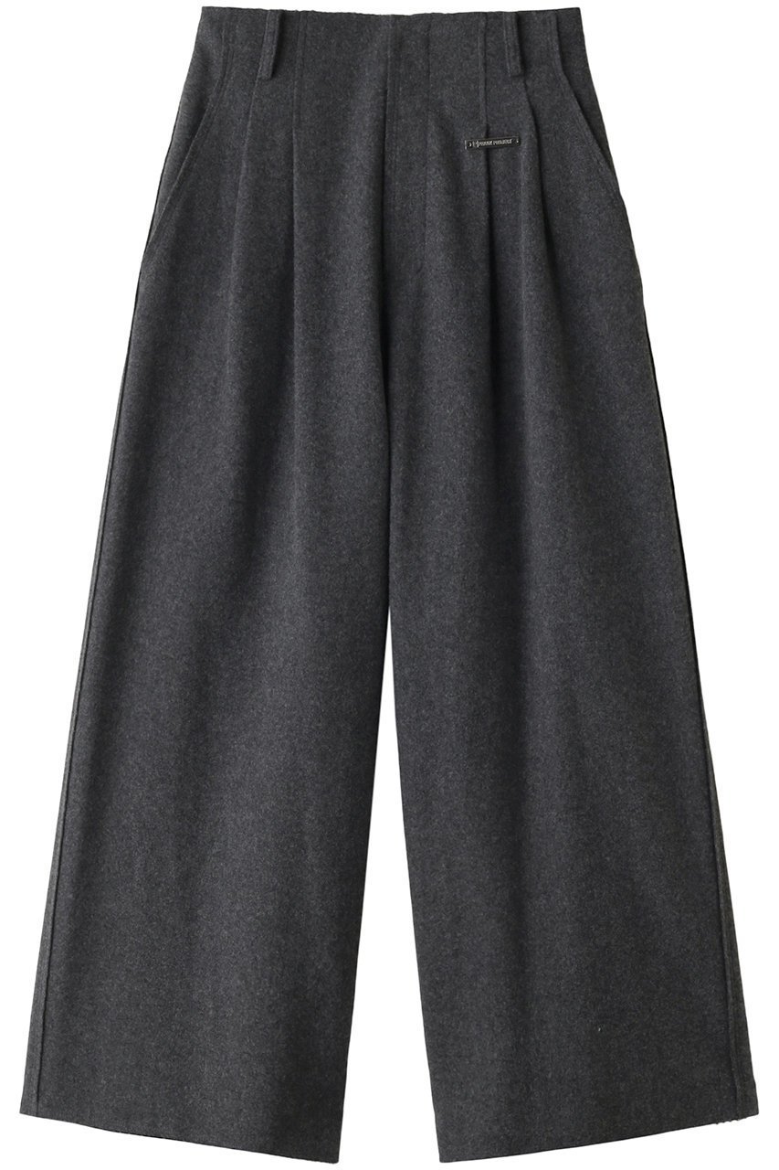 【プランク プロジェクト/PRANK PROJECT】のウールパンツ/Wool Pants インテリア・キッズ・メンズ・レディースファッション・服の通販 founy(ファニー) 　ファッション　Fashion　レディースファッション　Fashion for Women　パンツ　Pants & Trousers　シンプル　Simple, Minimal　ジャケット　Jacket, Outerwear　メルトン　Melton, Heavy Wool　冬　Winter / This Winter　C.GRY(チャコールグレー)|ID: prp329100004605988 ipo3291000000035469317