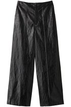 【ランバン オン ブルー/LANVIN en Bleu】のワッシャーフェイクレザーパンツ ブラック|ID: prp329100004605989 ipo3291000000032828932