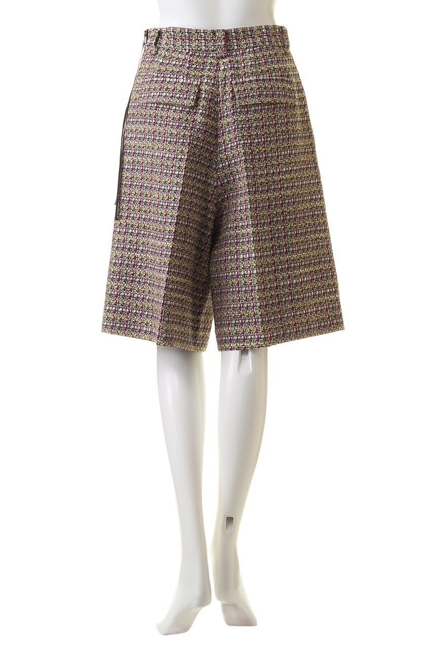 【ランバン オン ブルー/LANVIN en Bleu】のツイードハーフパンツ 人気、トレンドファッション・服の通販 founy(ファニー) 　ファッション　Fashion　レディースファッション　Fashion for Women　パンツ　Pants & Trousers　ショートパンツ・ハーフパンツ　High-Waisted & Relaxed Shorts　ショート　Short, Short Length　ツイード　Twill, Twill Weave　ハーフ　Half, Half-Length　ミドル　Middle Length, Mid Height　エレガント 上品　Elegant　台形　A-Line, Trapezoid Shape　other-4|ID: prp329100004605991 ipo3291000000032829046