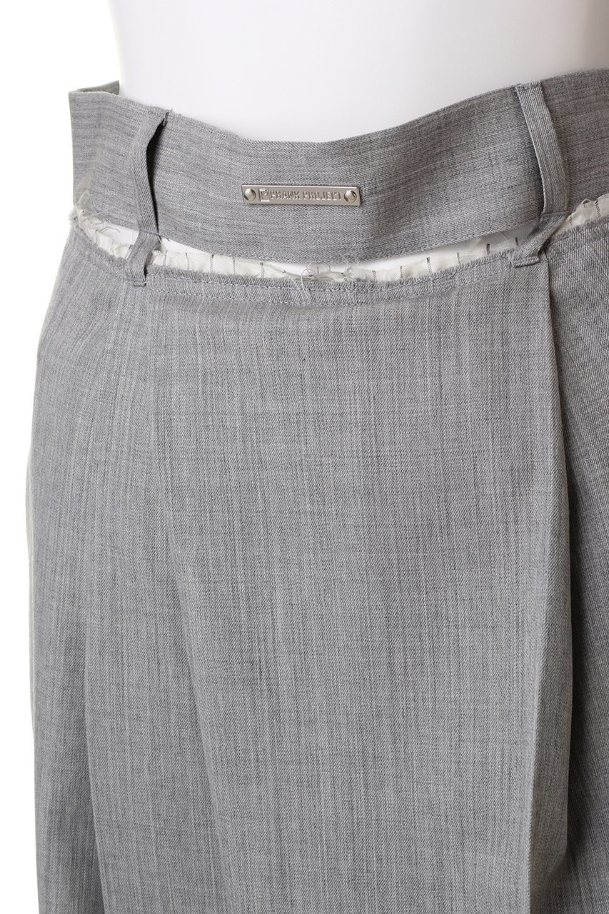 【プランク プロジェクト/PRANK PROJECT】のムーンスリットアシメタックパンツ / Moon Slit Asymmetry Tack Pants 人気、トレンドファッション・服の通販 founy(ファニー) 　ファッション　Fashion　レディースファッション　Fashion for Women　パンツ　Pants & Trousers　スリット　Slit, Slit Detail　セットアップ　Set-Up, Coordinated Outfit　フォルム　Silhouette, Form　フロント　Front, Front Design　other-5|ID: prp329100004605993 ipo3291000000032829412