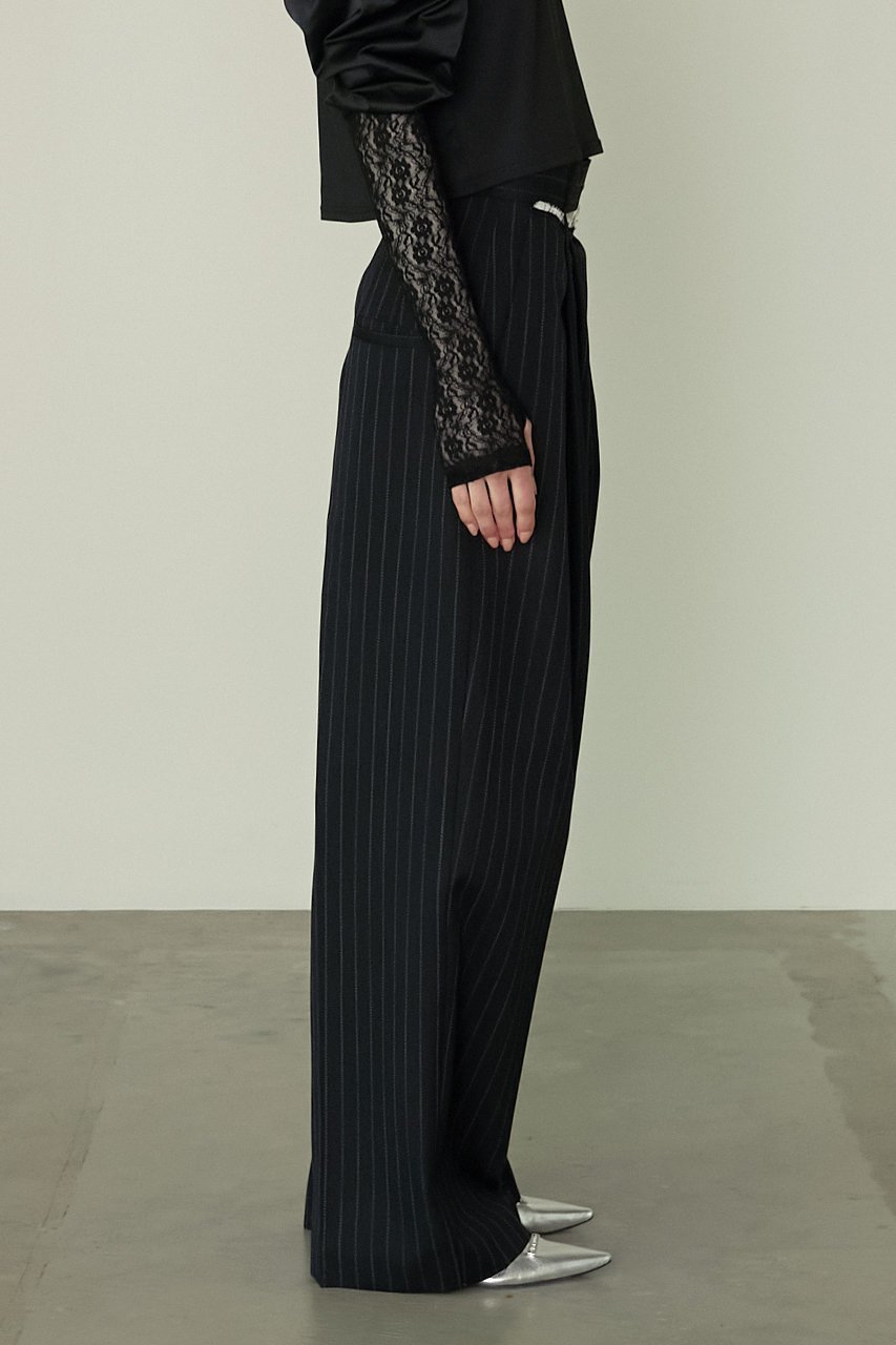 【プランク プロジェクト/PRANK PROJECT】のムーンスリットアシメタックパンツ / Moon Slit Asymmetry Tack Pants 人気、トレンドファッション・服の通販 founy(ファニー) ファッション Fashion レディースファッション Fashion for Women パンツ Pants & Trousers スリット Slit, Slit Detail セットアップ Set-Up, Coordinated Outfit フォルム Silhouette, Form フロント Front, Front Design other-6|ID: prp329100004605993 ipo3291000000034423636