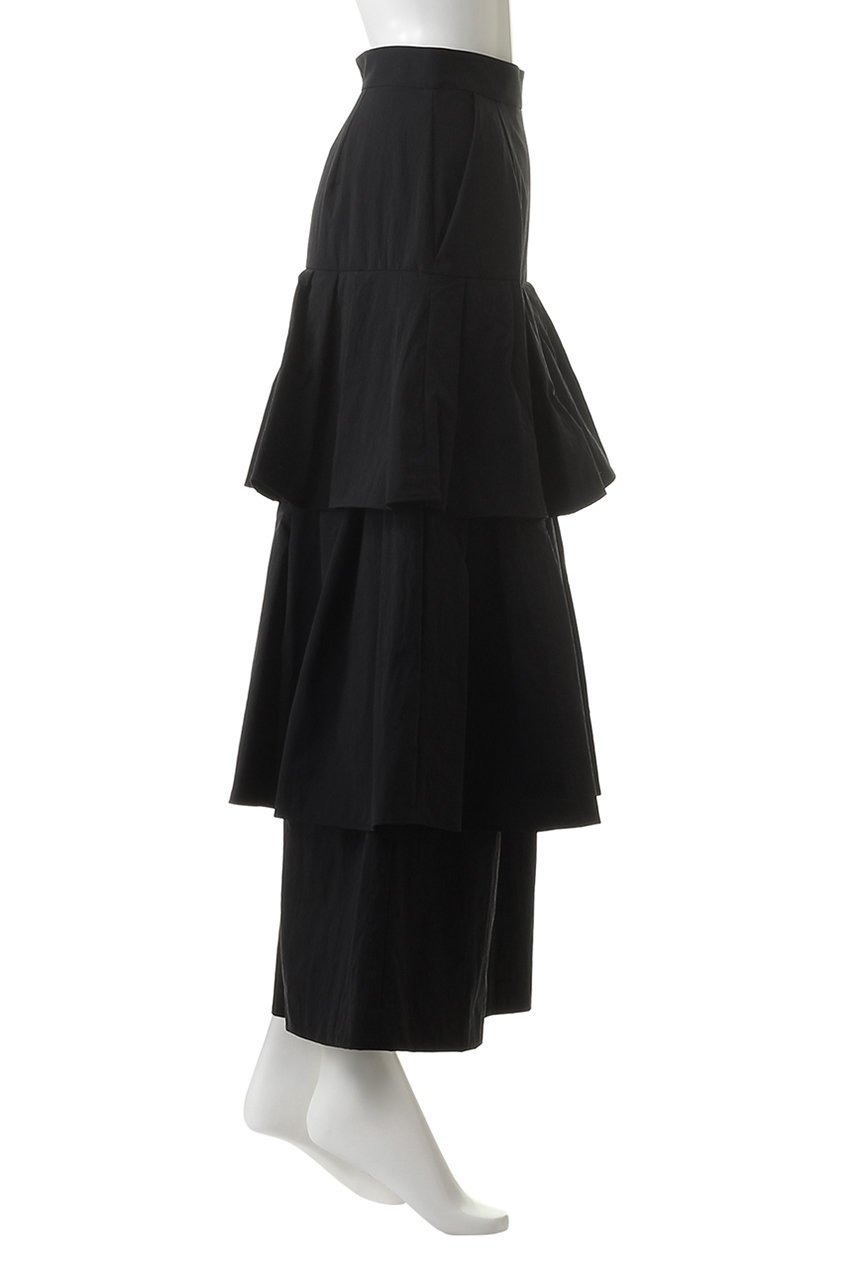 【ランバン オン ブルー/LANVIN en Bleu】のティアードキュロットパンツ 人気、トレンドファッション・服の通販 founy(ファニー) 　ファッション　Fashion　レディースファッション　Fashion for Women　スカート　Skirts　パンツ　Pants & Trousers　ティアードスカート　Tiered Skirt, Flounced Skirt　ワイド　Wide, Wide Fit　other-3|ID: prp329100004606002 ipo3291000000032829633