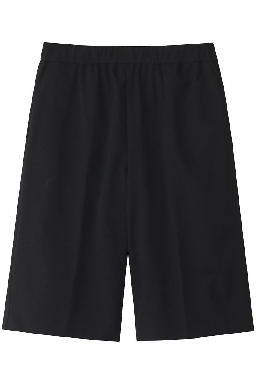 【ミズイロ インド/mizuiro ind】のcenter press short PT パンツ インテリア・キッズ・メンズ・レディースファッション・服の通販 founy(ファニー) 　ファッション　Fashion　レディースファッション　Fashion for Women　パンツ　Pants & Trousers　ショート　Short, Short Length　シンプル　Simple, Minimal　センター　Center, Center Line　エレガント 上品　Elegant　ブラック|ID: prp329100004606020 ipo3291000000032830069