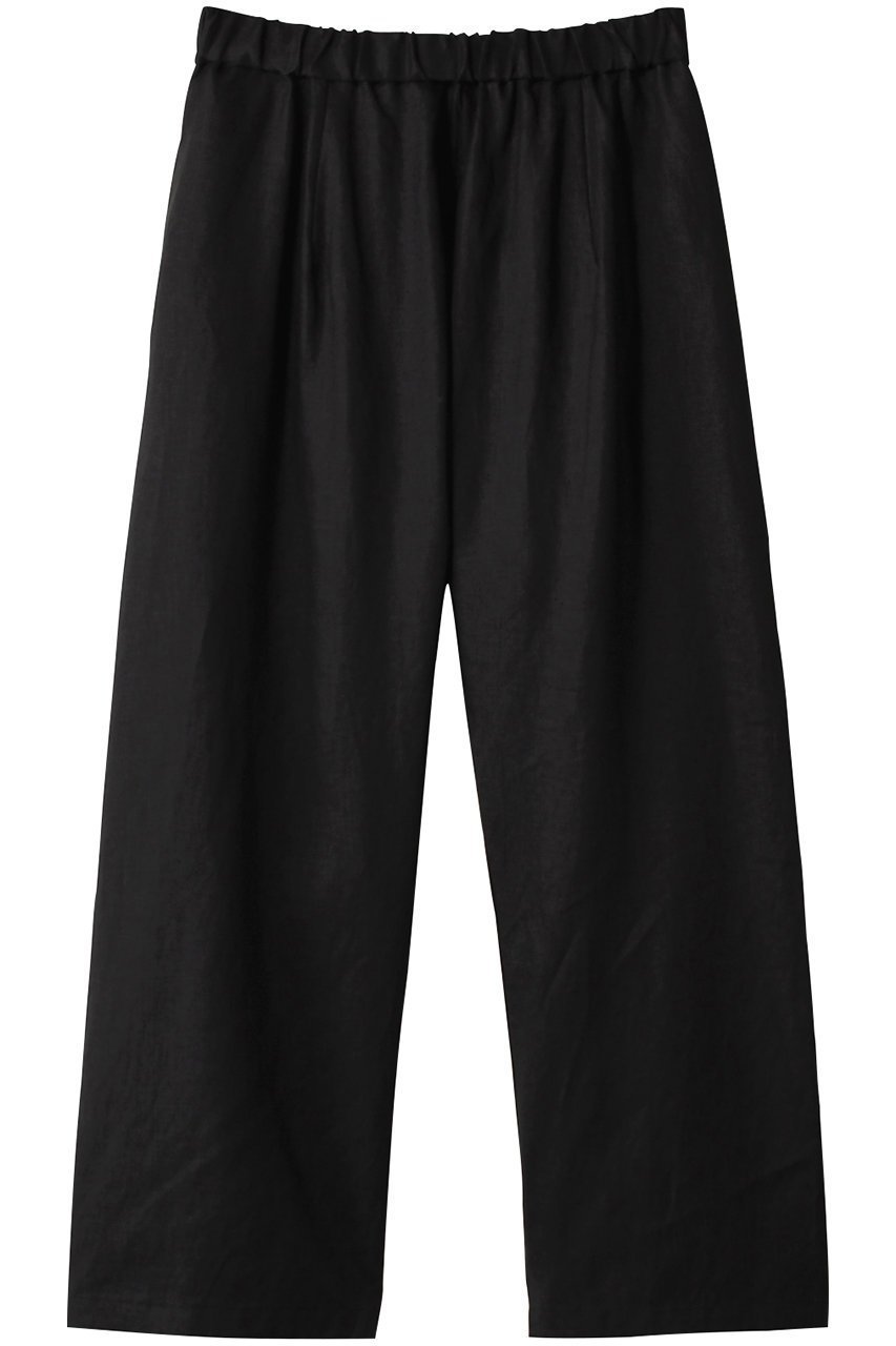 【ミズイロ インド/mizuiro ind】のlinen wide PT パンツ インテリア・キッズ・メンズ・レディースファッション・服の通販 founy(ファニー) 　ファッション　Fashion　レディースファッション　Fashion for Women　パンツ　Pants & Trousers　シンプル　Simple, Minimal　リネン　Linen, Linen Fabric　リラックス　Relax, Relaxed Fit　ワイド　Wide, Wide Fit　black|ID: prp329100004606023 ipo3291000000032830215