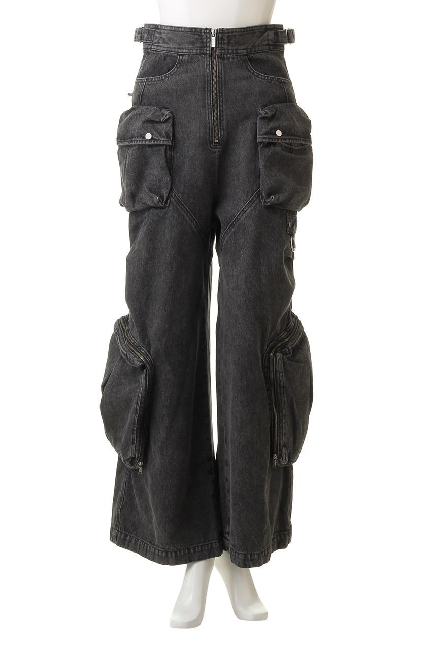 【プランク プロジェクト/PRANK PROJECT】の2WAYデニムカーゴオールインワン / Two-way Denim Cargo Jumpsuit 人気、トレンドファッション・服の通販 founy(ファニー) 　ファッション　Fashion　レディースファッション　Fashion for Women　パンツ　Pants & Trousers　ビスチェ　Bustier, Corset Top　ボトム　Bottoms, Lower Wear　ポケット　Pocket, Pocket Detail　other-6|ID: prp329100004606028 ipo3291000000035387875