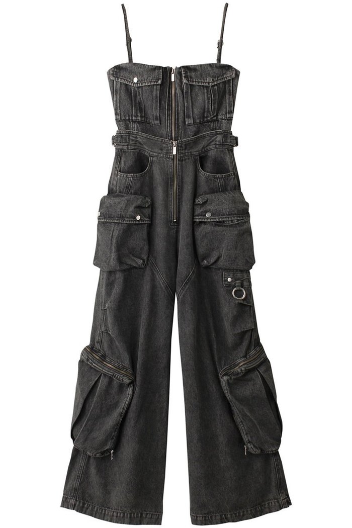 【プランク プロジェクト/PRANK PROJECT】の2WAYデニムカーゴオールインワン / Two-way Denim Cargo Jumpsuit インテリア・キッズ・メンズ・レディースファッション・服の通販 founy(ファニー) https://founy.com/ ファッション Fashion レディースファッション Fashion for Women パンツ Pants & Trousers ビスチェ Bustier, Corset Top ボトム Bottoms, Lower Wear ポケット Pocket, Pocket Detail |ID: prp329100004606028 ipo3291000000035680284